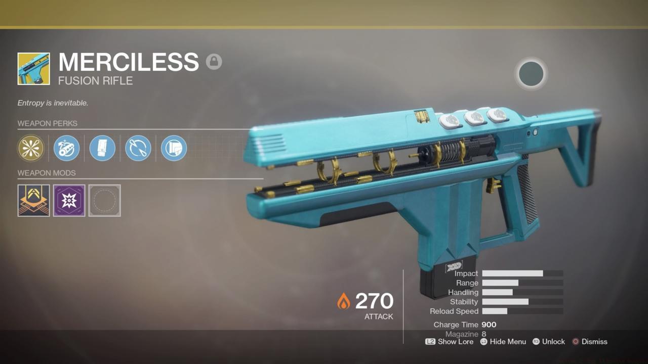 Merciless: Power Fusion Rifle